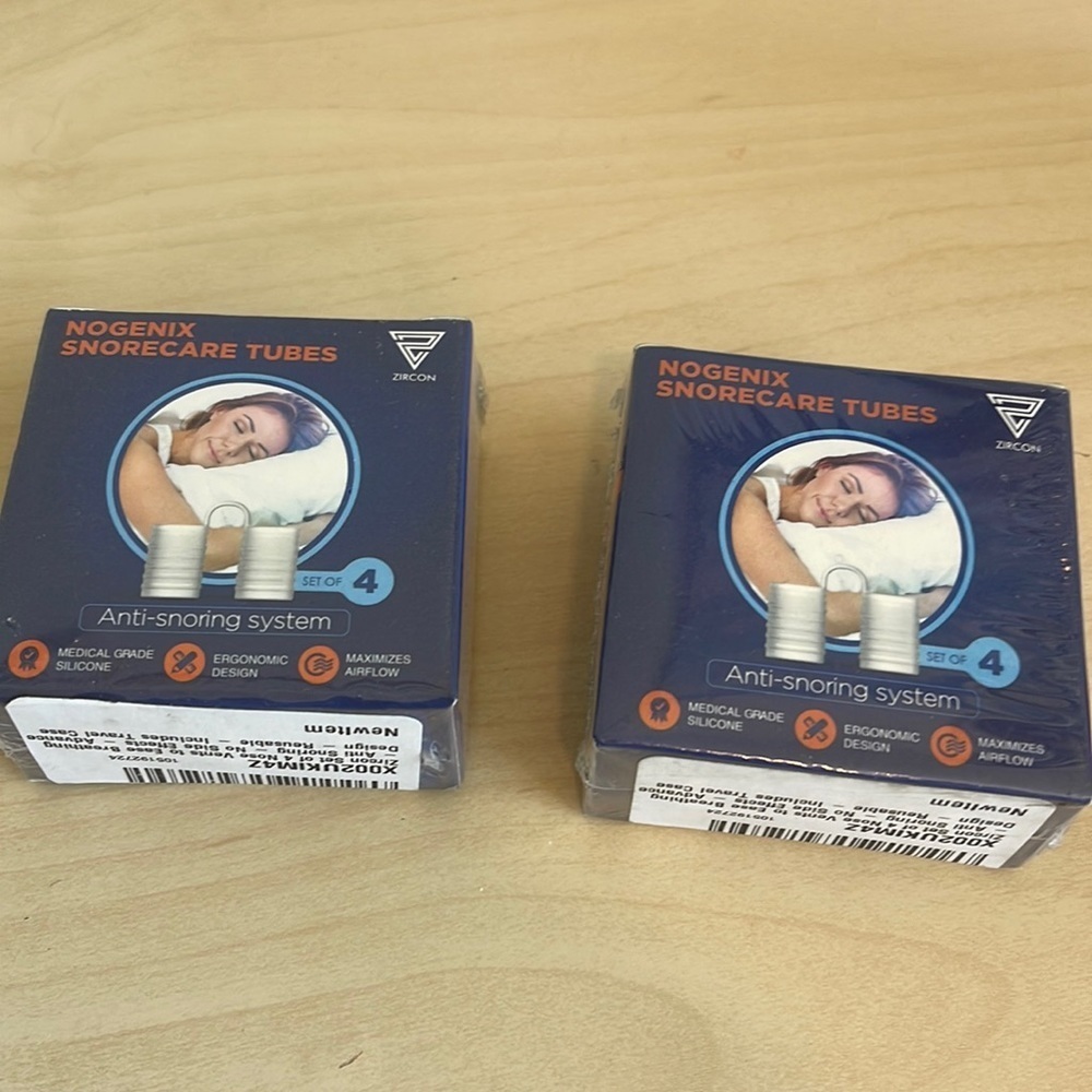 Nogenix snorecare  tubes anti snoring system